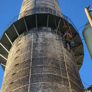 峰峰矿烟囱外壁聚合物防腐砂浆